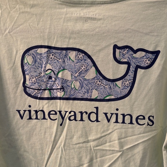 Vineyard Vines Men's Light Green Short Sleeve Tee - Picture 5 of 5